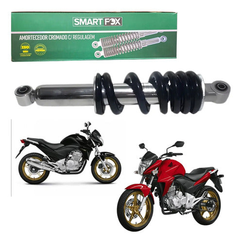 Amortecedor Traseiro Central Pro-Link Smartfox Honda Cb 300r 2009 em diante Cromado
