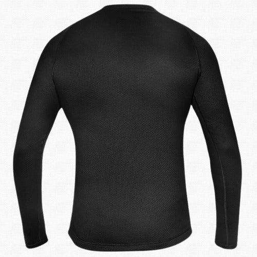 Camisa Térmica Segunda Pele Curtlo Thermoskin Manga Longa Masculina Preto