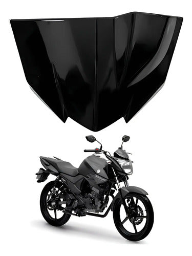 Capa do Painel Paramotos Yamaha Fazer 150 2014 a 2024 Preto Brilhante