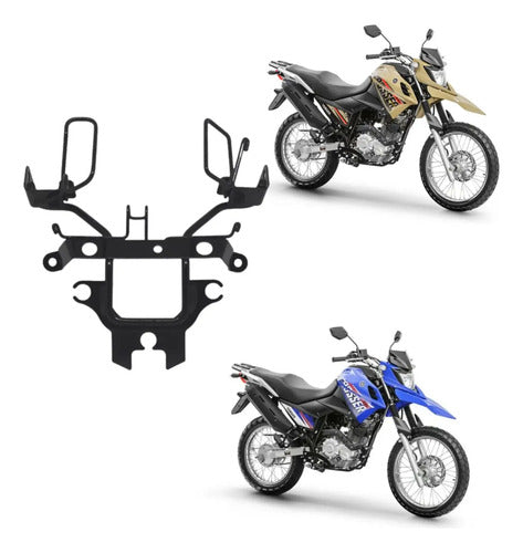 Fixador Suporte Aranha do Farol da Mesa do Guidão Yamaha Crosser 150 2019 a 2022