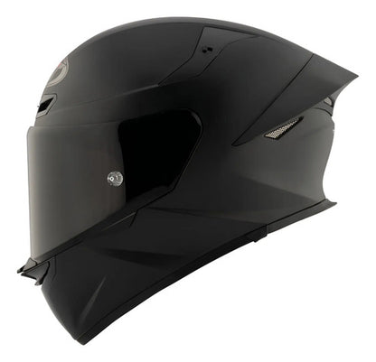 Capacete KYT TT-Revo Solid com Spoiler Preto Fosco