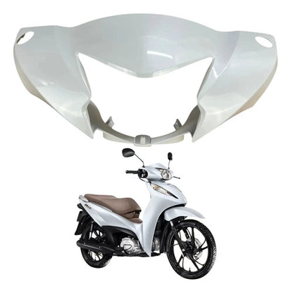 Capa do Farol Paramotos Honda Biz 125 2025 a 2026 Branco Perolizado