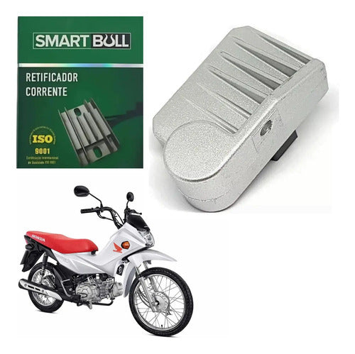 Regulador Retificador Smartfox Honda Pop Honda Biz Cg 125 Fan Bros 160 Pop 110i Biz 110i 12V