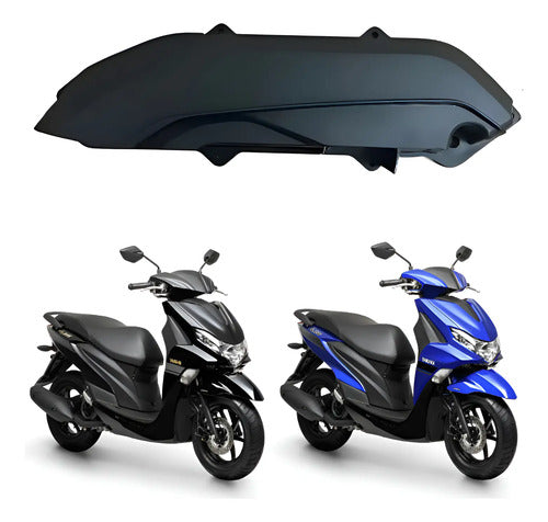 Tampa da Caixa do Filtro de Ar Yamaha Fluo 125 2023 a 2025 Preto