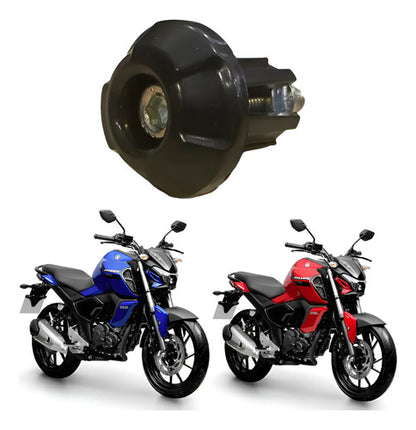 Tampa da Manopla Yamaha Fazer Fz15 150 2023 a 2025 Preto