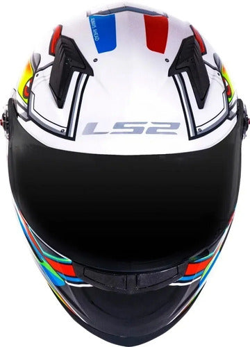Capacete LS2 FF358 Xdron Laranja Brilhante