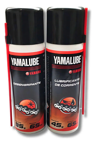 Kit Desengripante e Lubrificante de Corrente Yamalube 65 ml