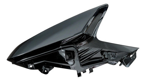 Aba do Tanque Esquerda Yamaha Factor Dx 150 2025 Preto Metálico