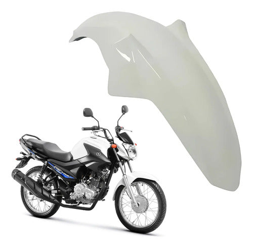 Paralama Dianteiro Paramotos Yamaha Factor 125 150 2016 a 2018 Branco