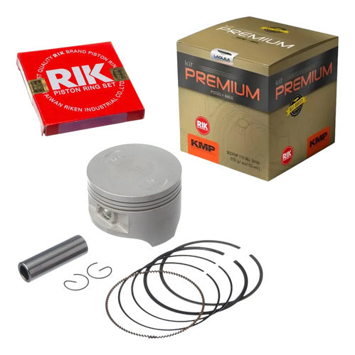 Kit Pistão com Anéis KMP Premium Honda Cg 150 Titan Fan 2004 a 2015 Bros 150 2006 a 2015 4,00 mm