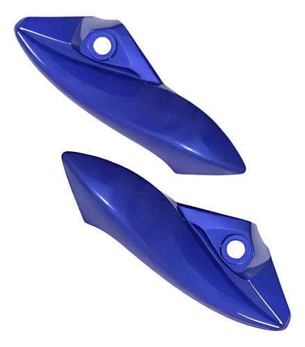 Bananinha Par de Carenagens Laterais do Farol Paramotos Honda Cb 300r 2013 a 2015 Azul Brilhante