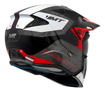 Capacete MT Helmets Streetfighter SV S Totem Vermelho Brilhante Tamanho 58/M
