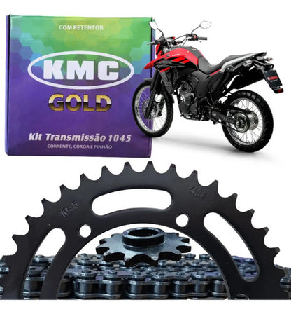 Kit Relação KMC com Retentor Yamaha Lander 250 2009 a 2024 Ténéré 250 2011 a 2019 520UO 106L 40/13T