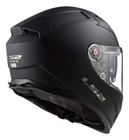 Capacete LS2 FF811 Vector II Solid Preto Fosco