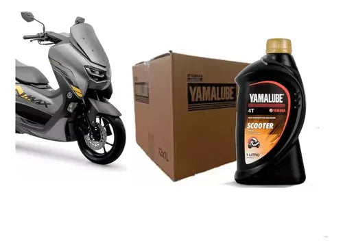 Óleo de Motor Yamalube Scooter 10W-40 Semissintético 4T API SL 1 Litro