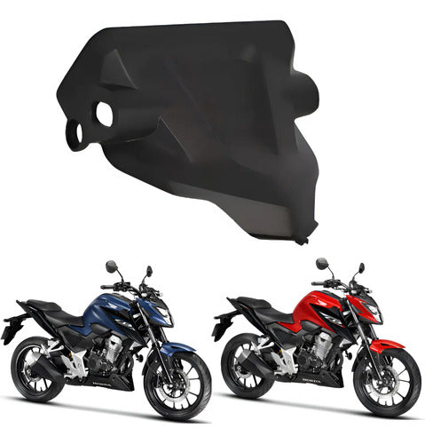 Carenagem Superior do Farol Paramotos Honda Cb 300f Twister 2023 a 2025 Preto