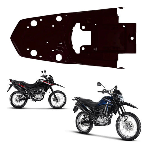 Paralama Traseiro Paramotos Honda Bros 160 2022 a 2025 Preto