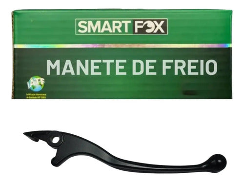 Manete de Freio Smartfox Yamaha Xtz Factor 125 Factor 150 Fazer Lander 250 Preto