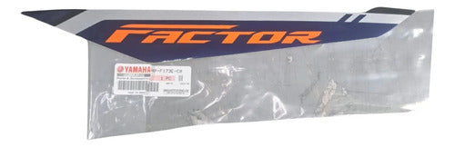 Adesivo da Tampa Lateral Esquerda Yamaha Factor 150 2024 Azul