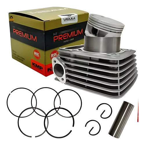 Kit Cilindro Pistão e Anéis KMP Honda Cbx 250 Twister Tornado 250 2001 a 2008 290 cc