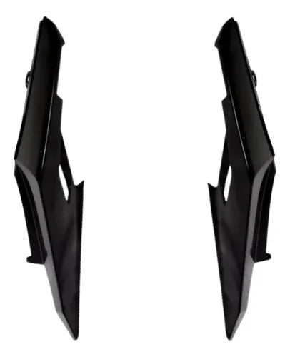 Par de Rabetas Laterais Paramotos Honda Cb 300f Twister 2023 a 2025 Preto Brilhante