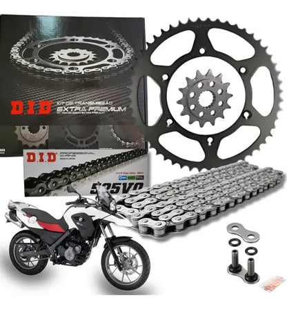 Kit Relação DID Premium com Retentor BMW F 650 Gs 800 Gs 520VO 112L 47/16T