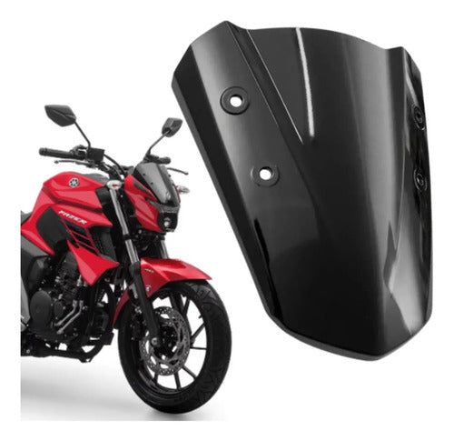 Capa do Farol Superior Paramotos Yamaha Fazer Fz25 250 2022 a 2025 Preto