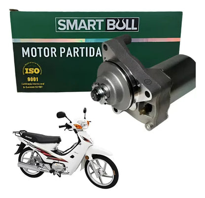 Motor de Partida Smartfox Shineray Jet 50 2011 a 2022 Phoenix 50 Xy 50q Honda Biz 100 1998 a 2005