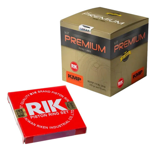 Kit Pistão com Anéis KMP Premium Honda Bros 150 2003 a 2005 2,00 mm