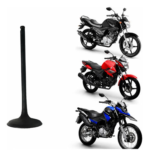 Válvula de Escape Yamaha Fazer Crosser 150 2014 a 2025 Factor 150 2016 a 2024