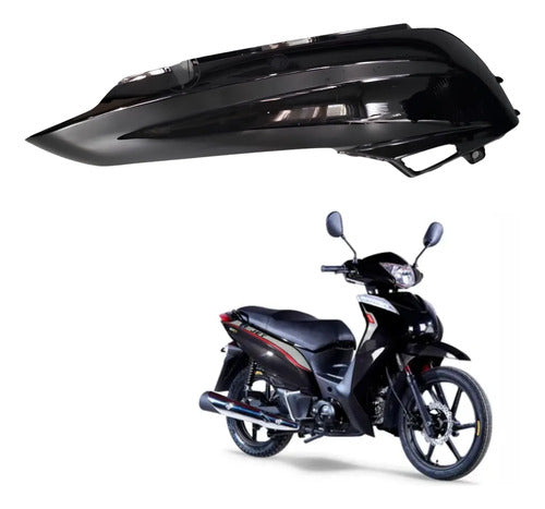 Rabeta Lateral Direita Iron Shineray Jet 50 2023 a 2025 Preto