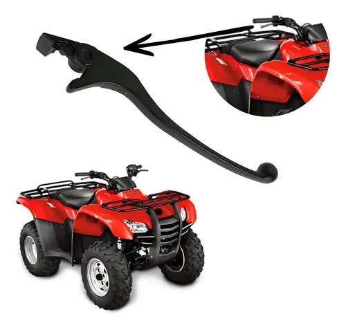 Manete de Freio Direito Iron Honda Trx 420 Fourtrax 2008 a 2013 Preto