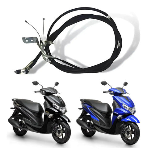 Cabo do Acelerador A e B Yamaha Fluo 125 2023 a 2025