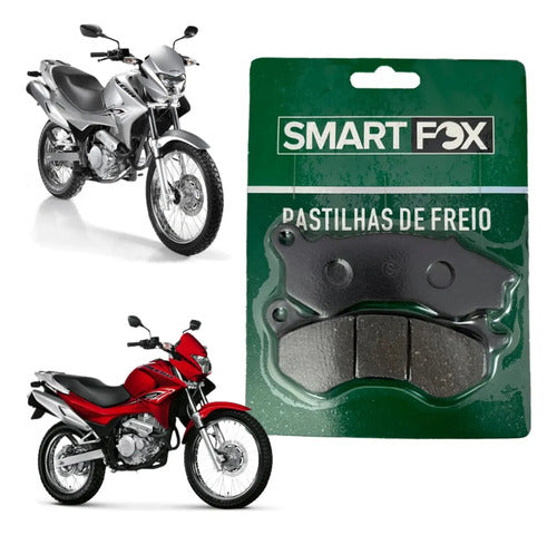 Pastilha de Freio Traseira Smartfox Honda Xre 300 2009 em diante Nx 400 Falcon 1999 a 2015