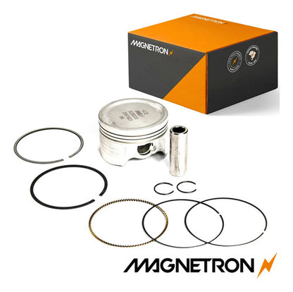 Kit Pistão com Anéis Magnetron Honda Bros 150 2006 a 2014 Cg 150 Titan Fan 2004 a 2015 0,25 mm