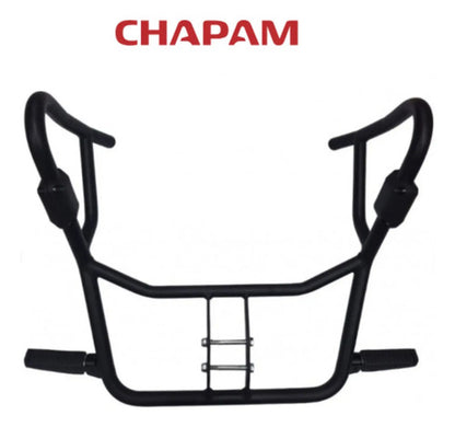 Protetor de Motor com Pedaleira Chapam Honda Bros 160 2025 em diante Preto Fosco