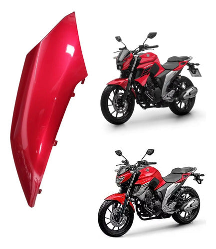 Guia de Ar Aba do Tanque Esquerda Yamaha Fazer Fz25 250 2020 a 2025 Vermelho