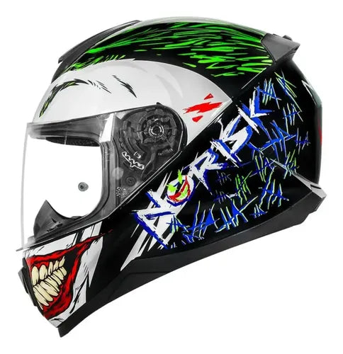 Capacete Norisk Razor Joker Preto Fosco