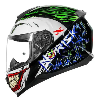Capacete Norisk Razor Joker Preto Fosco