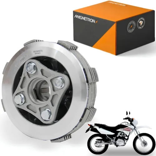 Kit Embreagem e Cubo Magnetron Honda Cg Bros 125 Titan Cargo Cbx 200 Strada Nx 200