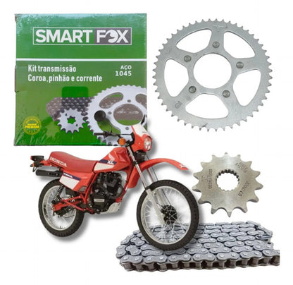 Kit Relação Smartfox sem Retentor Honda Xls 125 1987 a 1995 428H 126L 56/14T