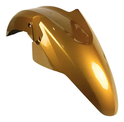 Paralama Dianteiro sem Suporte Paramotos Honda Cg 160 Titan 2022 a 2024 Amarelo Perolizado