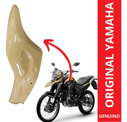 Capa do Tanque Superior Esquerda Yamaha Lander 250 2020 a 2025 Bege