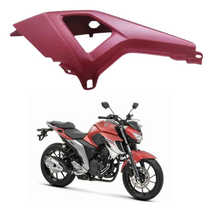 Rabeta Lateral Esquerda Yamaha Fazer Fz25 250 2018 a 2024 Vermelho Fosco