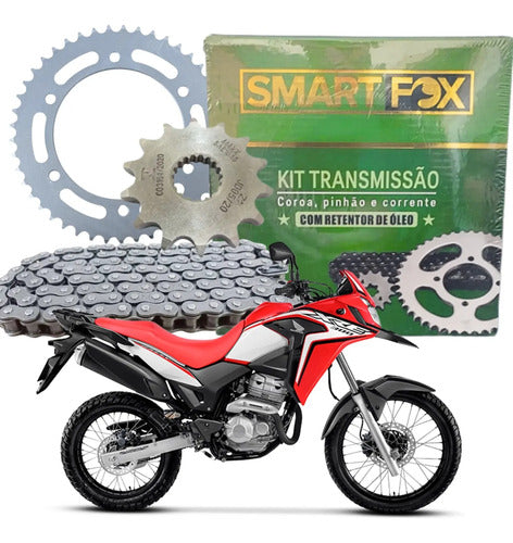 Kit Relação Smartfox com Retentor Honda Xre 300 2009 em diante 520OH 104L 36/13T