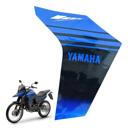 Adesivo da Aba do Tanque Esquerda Yamaha Lander 250 2025 Azul Metálico