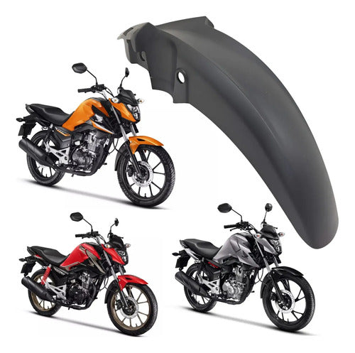 Paralama Dianteiro B Paramotos Honda Cg 160 Titan Start Cargo 2025 em diante Preto