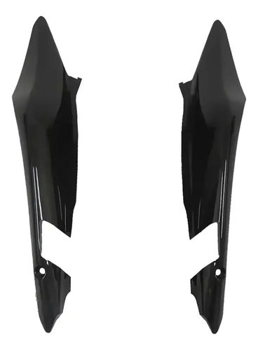 Par de Rabetas Laterais Paramotos Honda Xre 300 2010 a 2018 Preto Brilhante