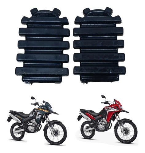 Borracha da Pedaleira Dianteira Smartfox Honda Xre 300 2010 a 2021