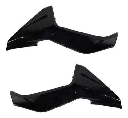 Par de Tampas Laterais Paramotos Honda Cg 160 Titan 2016 a 2024 Preto Fosco